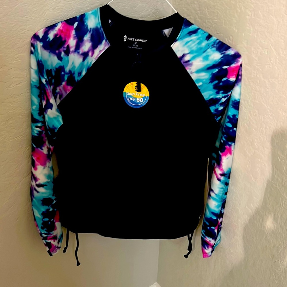 Girls NEW swim shirt
